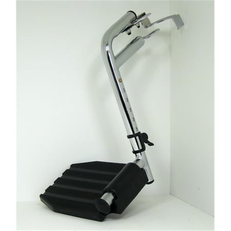 New Solutions Left- Invacare Footrest HEMI Tool-Free Adjustable Wheelchair- 12 x 8 x 4 in. FR412PL